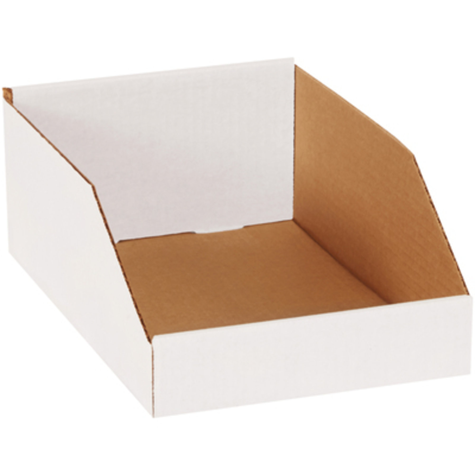8 x 12 x 4 1/2in. White Bin Boxes 50/CS, Height 4.5 in, Width 8 in, Bins Included (qty.) 50 Model# BINMT812